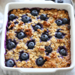No-Bake Blueberry Baked Oatmeal 2 Delicious Blueberry Baked Oatmeal