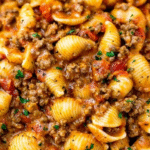 The Best Creamy Beef and Shells 2 Delicious Creamy Beef and Shells