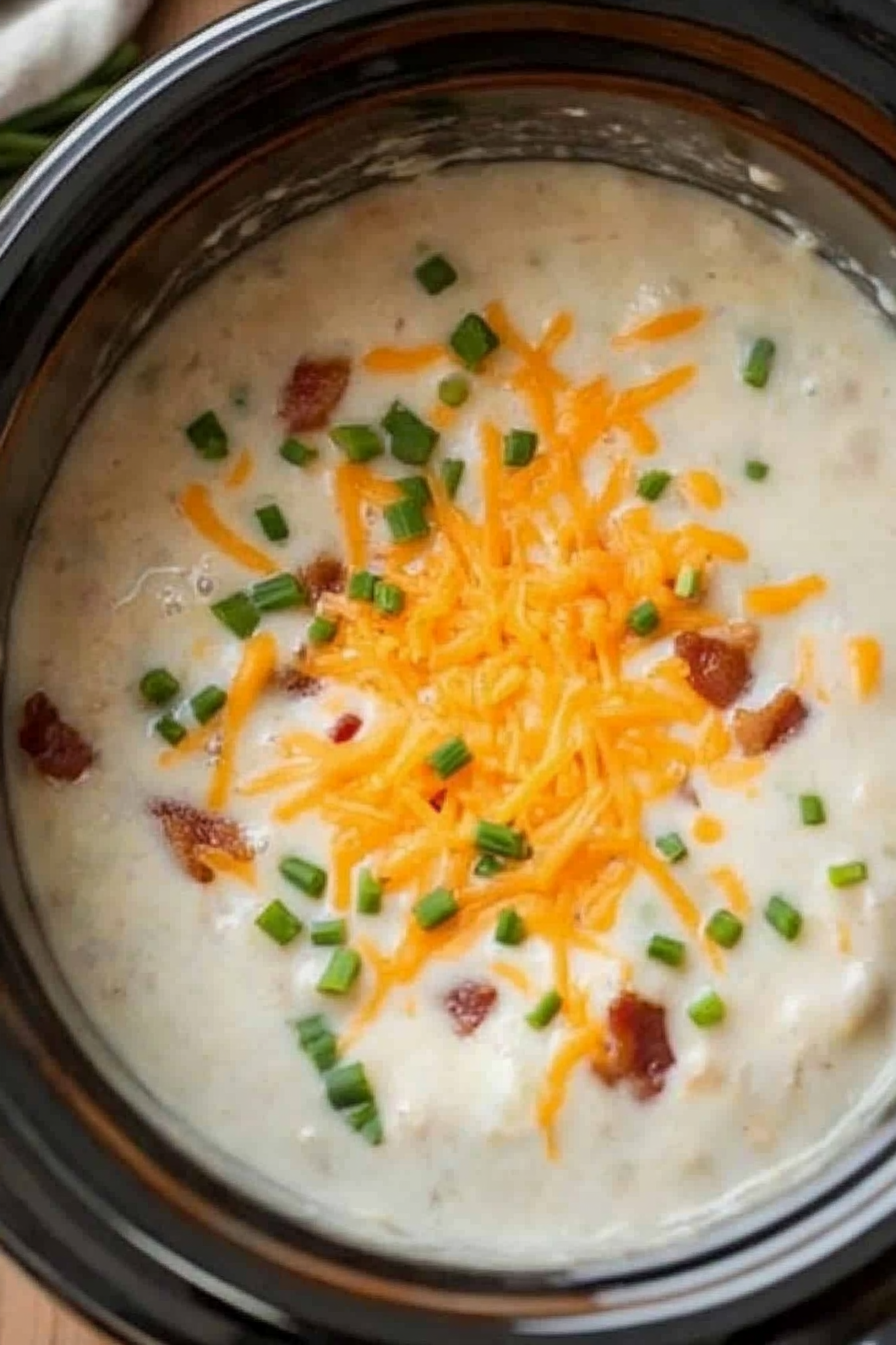 Easy Crockpot Potato Soup
