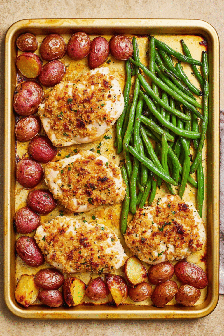 Delicious Parmesan Crusted Chicken