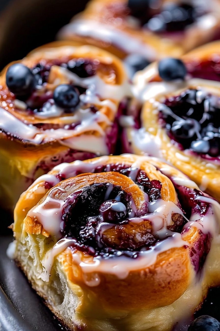 Blueberry Cinnamon Rolls