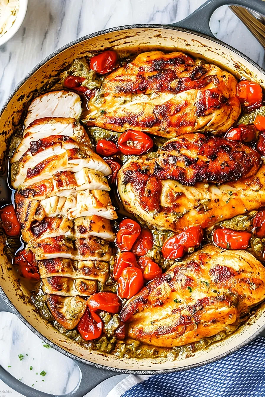 Delicious Pesto Chicken