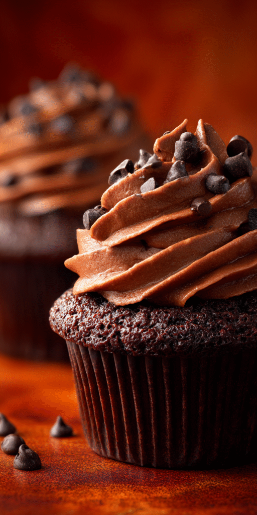 Chocolate Pumpkin Cupcakes – In Bloom Bakery