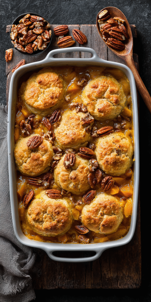 Homemade Pumpkin Pecan Cobbler – Fall’s Most Comforting Dessert!