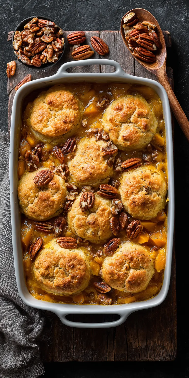 Homemade Pumpkin Pecan Cobbler – Fall’s Most Comforting Dessert!