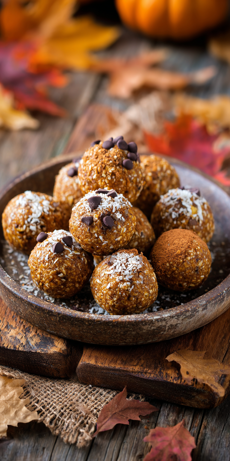 Pumpkin Protein Balls – No-Bake Fall Energy Bites!