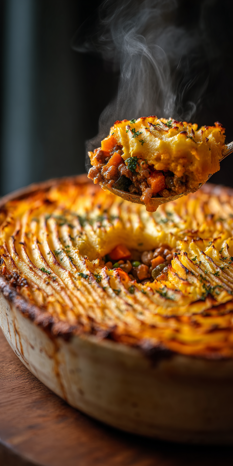 Pumpkin Shepherd’s Pie – A Healthy Fall Twist on the Classic!