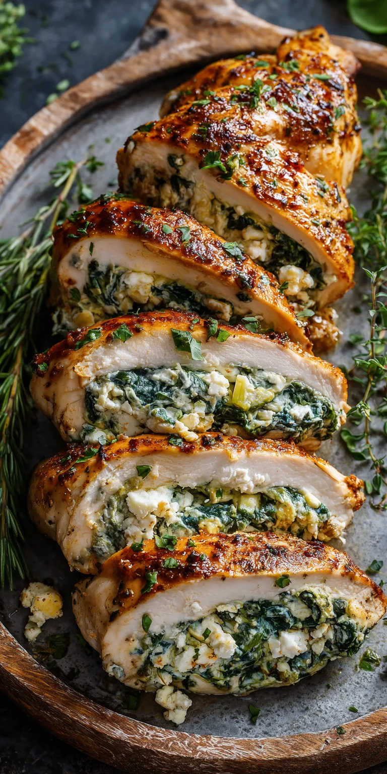 Spinach and Feta Baked Chicken