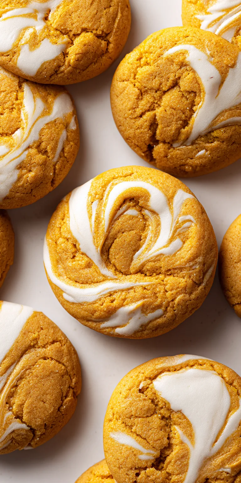Soft & Chewy Vegan Pumpkin Cheesecake Cookies