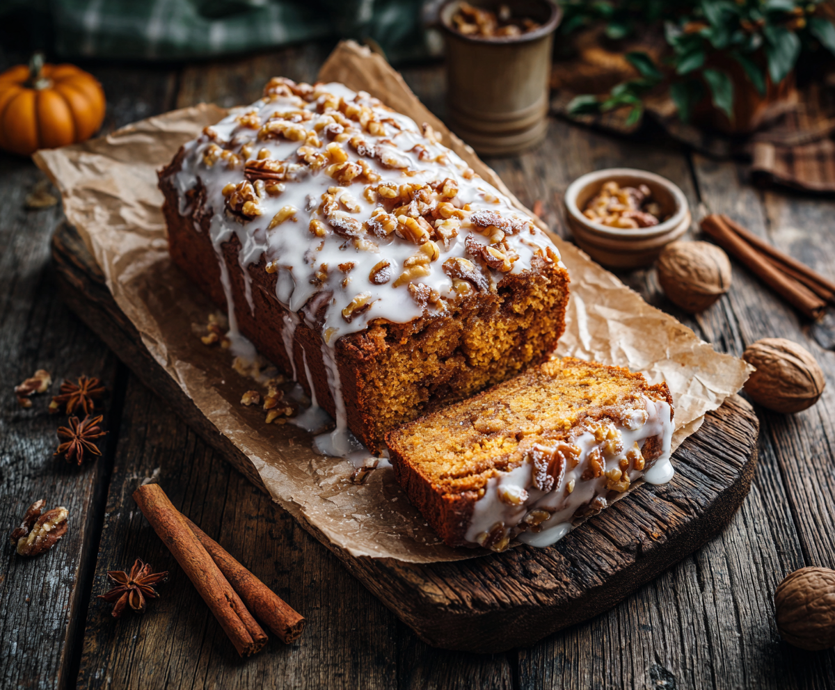 Maple Walnut Pumpkin Harvest Loaf: A Cozy Fall Delight