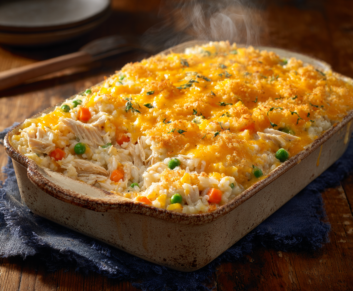 Old School Chicken and Rice Casserole: A Comfort Food Classic