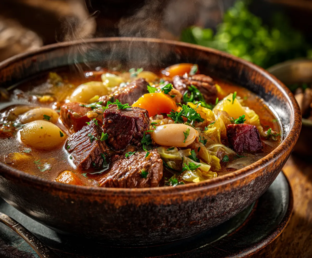 Hearty Butter Bean Beef Stew