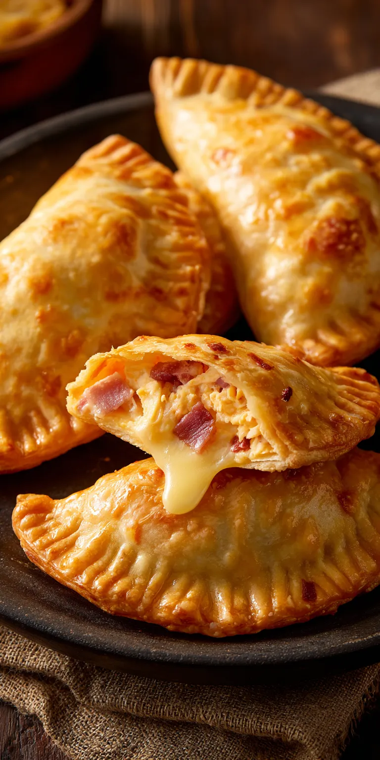 Crack Chicken Empanadas served warm with cozy spices
