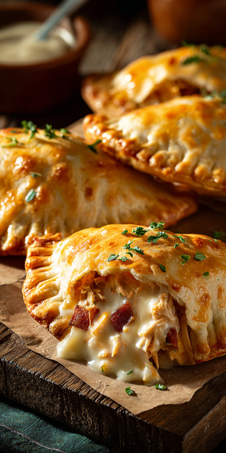 Crack Chicken Empanadas served warm with cozy spices
