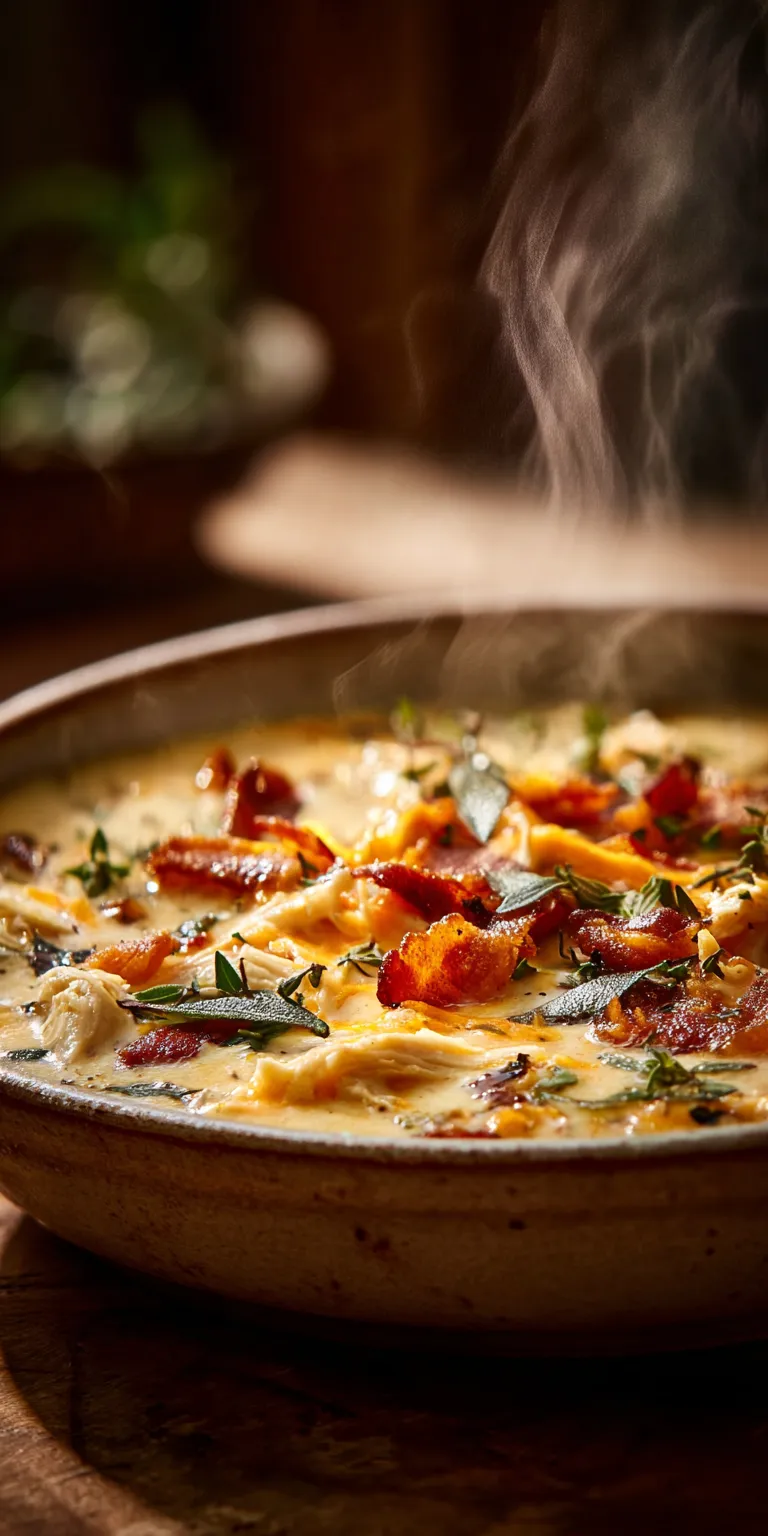 Crack Chicken Soup served warm with cozy spices