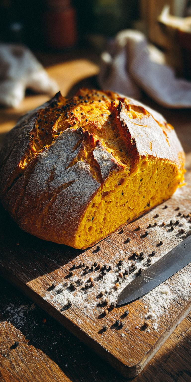 Turmeric and Black Pepper Sourdough Recipe