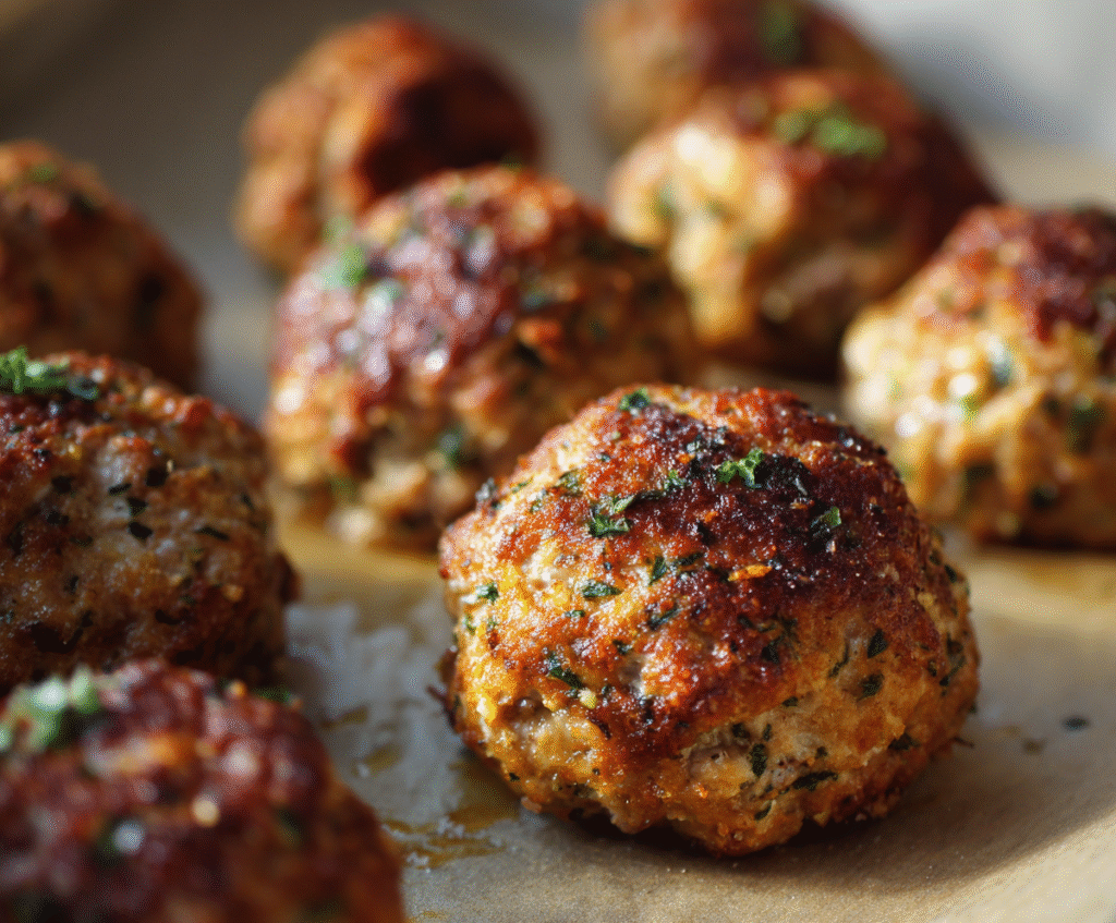 Garlic Parmesan Cheeseburger Bombs – Juicy Flavor Bites Recipe
