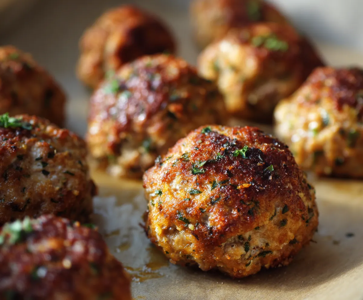 Garlic Parmesan Cheeseburger Bombs