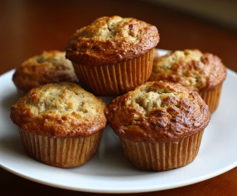 Peanut Butter Banana Muffins