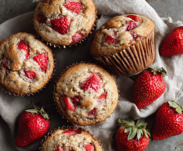 Strawberry Banana Muffins