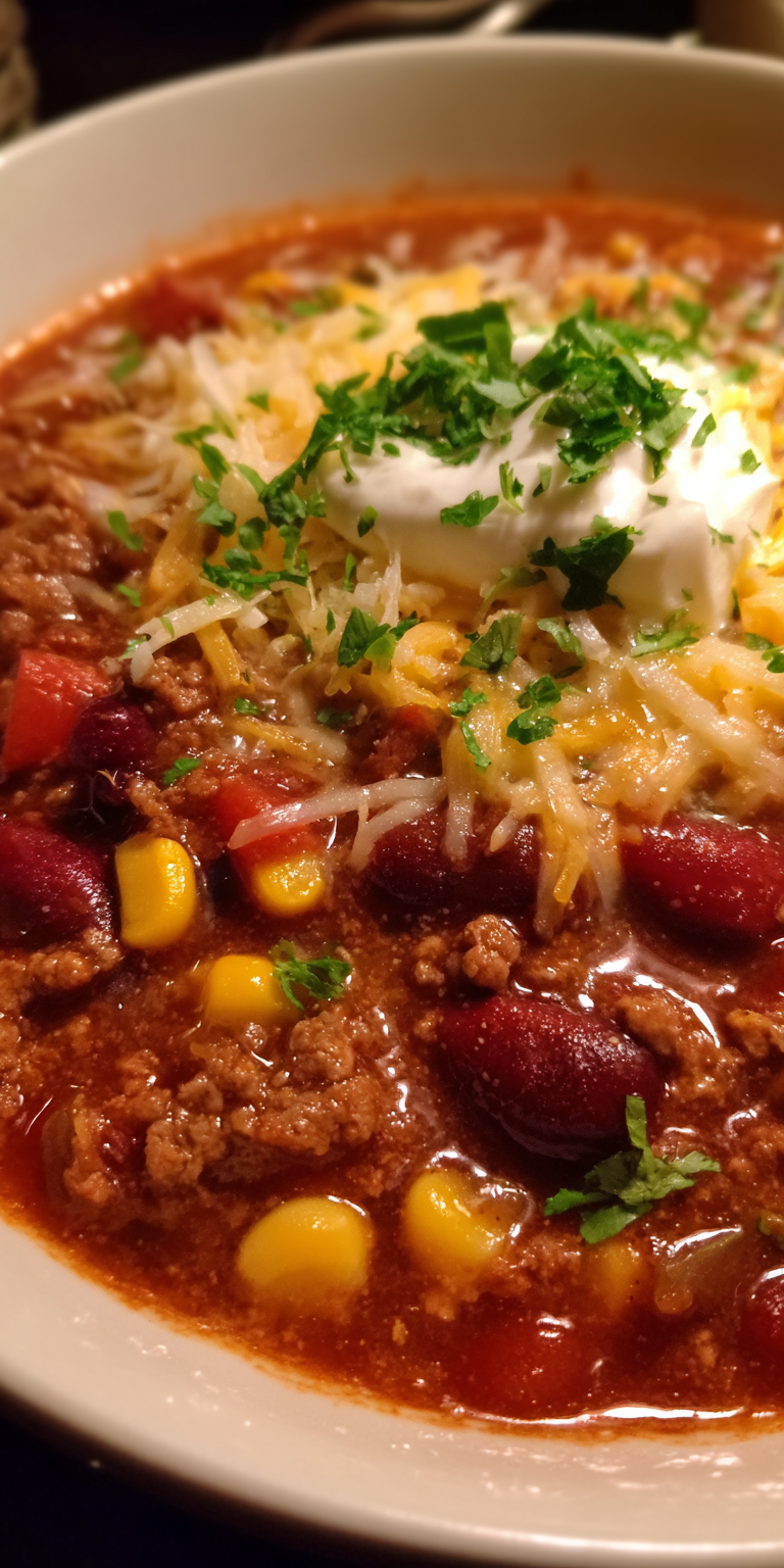 A vibrant display of fresh components for Crock Pot Taco Chili, ready for slow cooking