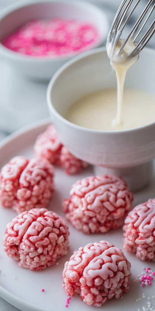 Halloween Rice Krispies Brains Recipe