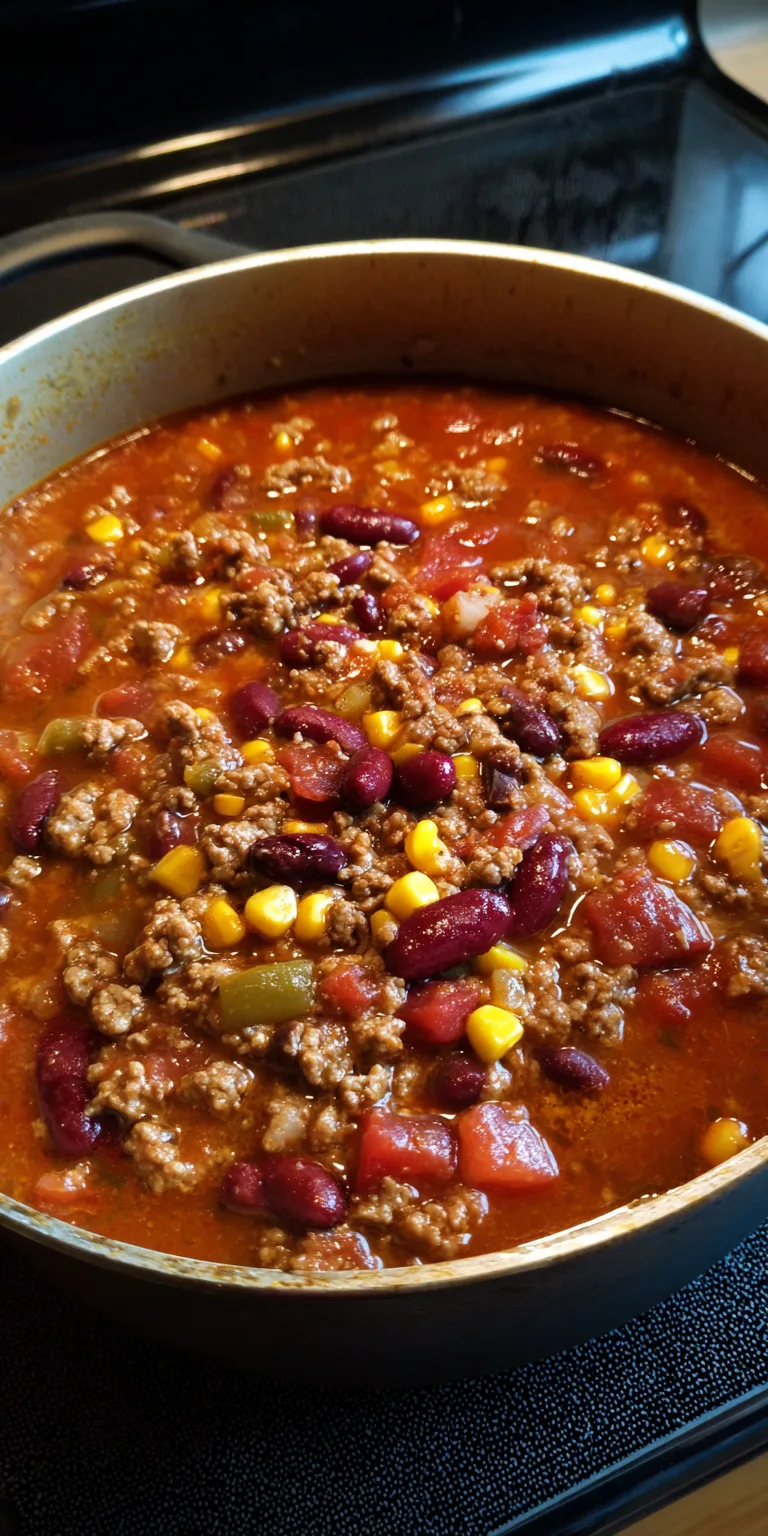 Hearty Beef & Bean Taco Soup – Quick Weeknight Meal served warm with cozy spices
