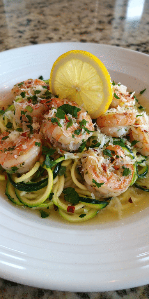 Low-Carb Shrimp Scampi with Zoodles – Healthy & Delicious Recipe