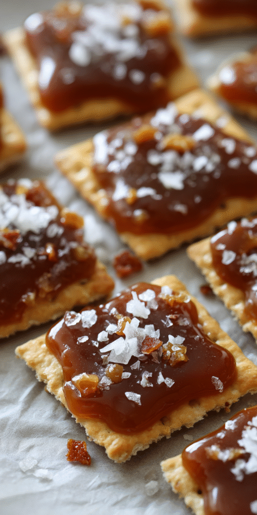 Salted Caramel Cracker Bites – Sweet & Salty Addictive Snack Recipe