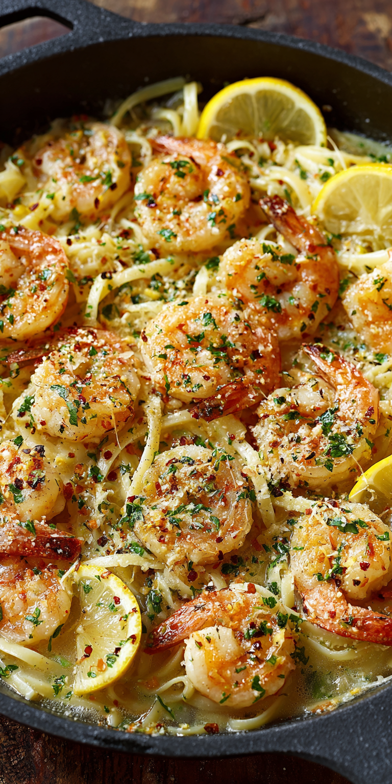 One-Pan Shrimp Scampi – Easy Clean-Up Dinner Recipe