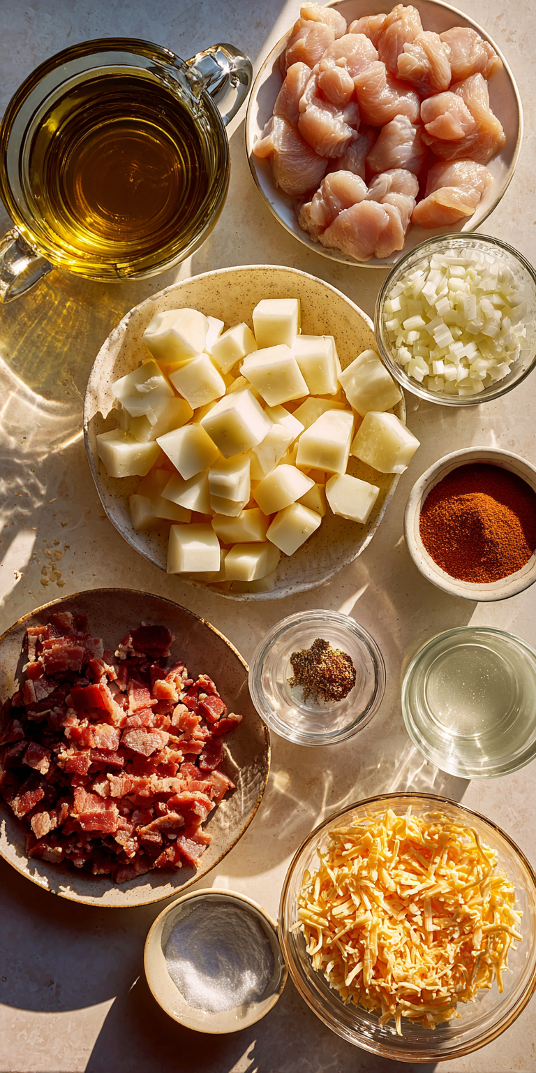 Vegan Potato Soup – Creamy Cozy Dairy-Free Recipe served warm with cozy spices