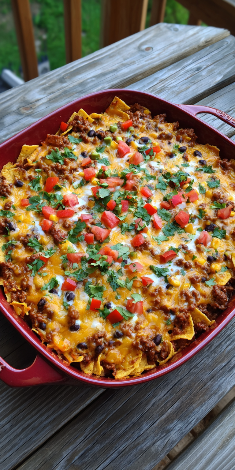 Baked Taco Soup Casserole Recipe