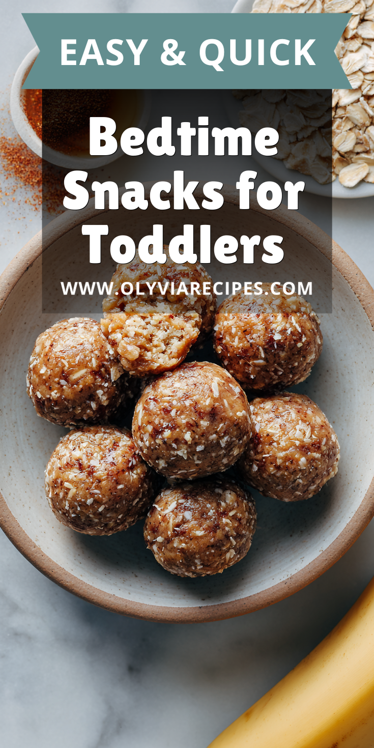 Bedtime Snacks for Toddlers served warm with cozy spices