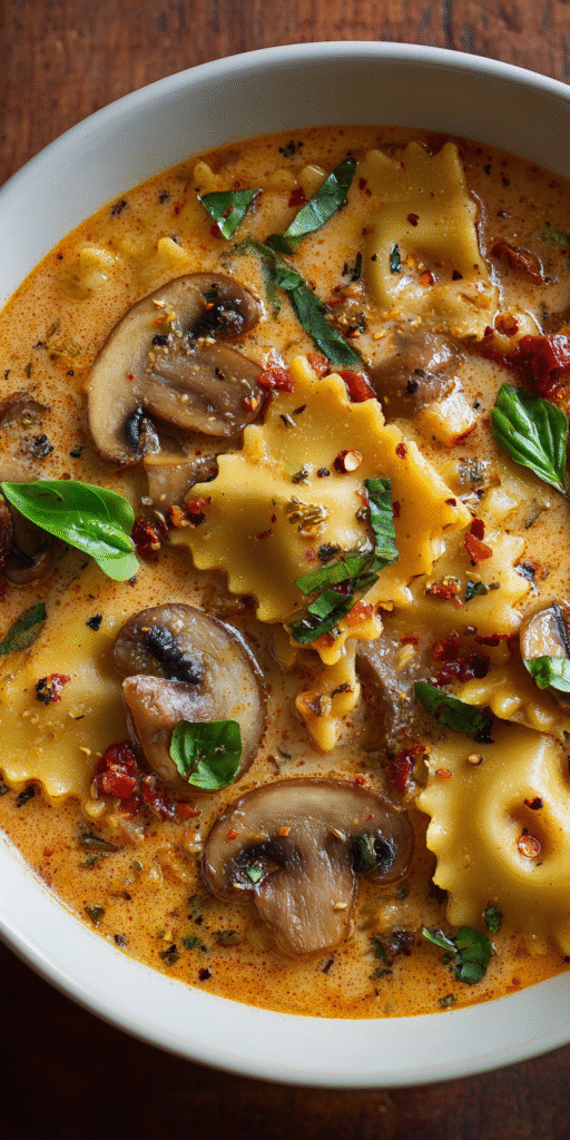 Creamy Vegan Cashew Lasagna Soup Recipe