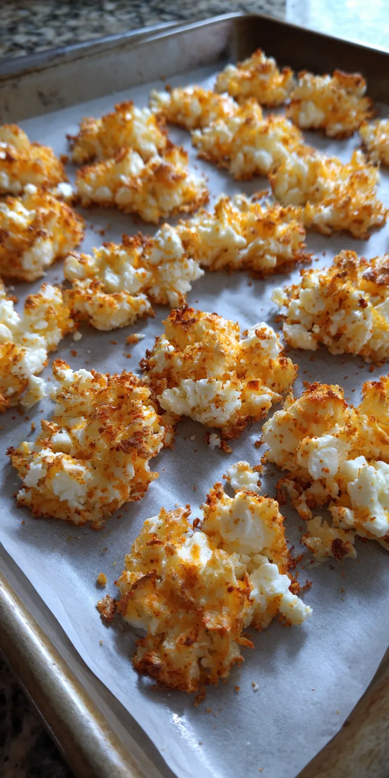 Crispy Cottage Cheese Chips: A Protein-Packed Snack served warm with cozy spices