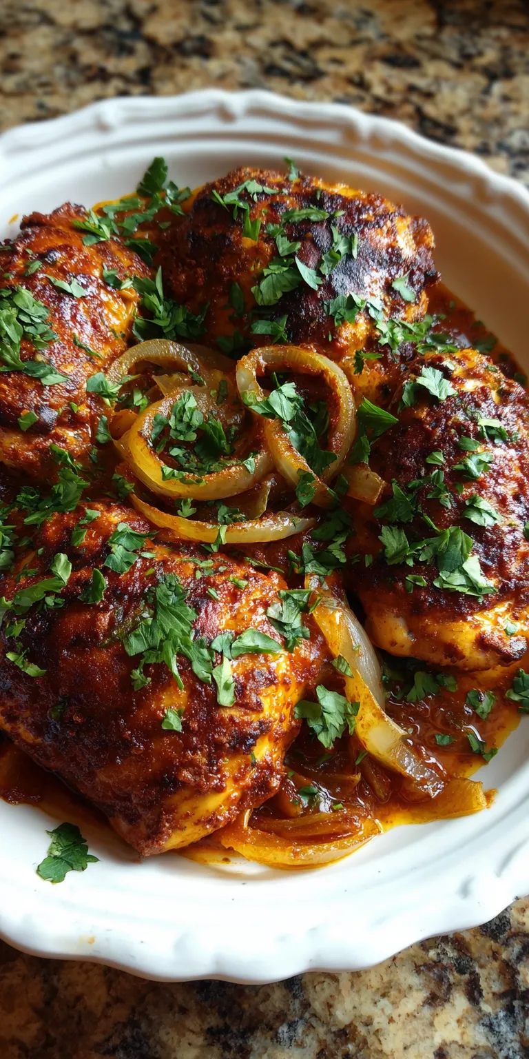 Crockpot Harissa Chicken: Bold & Easy Dinner served warm with cozy spices