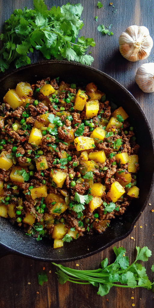 Indian Keema-Style Beef Hash Recipe
