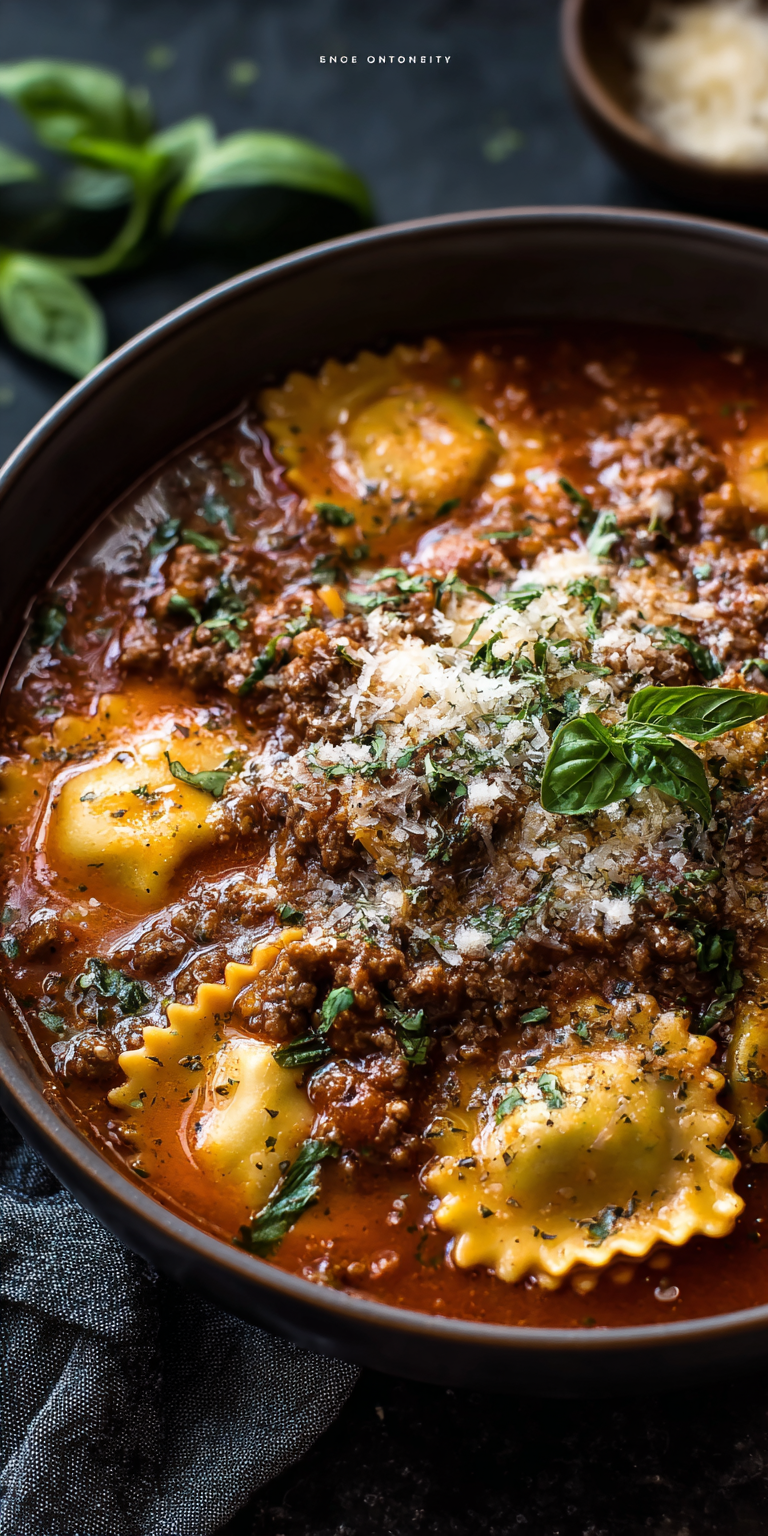 Instant Pot Ravioli Lasagna Soup Recipe