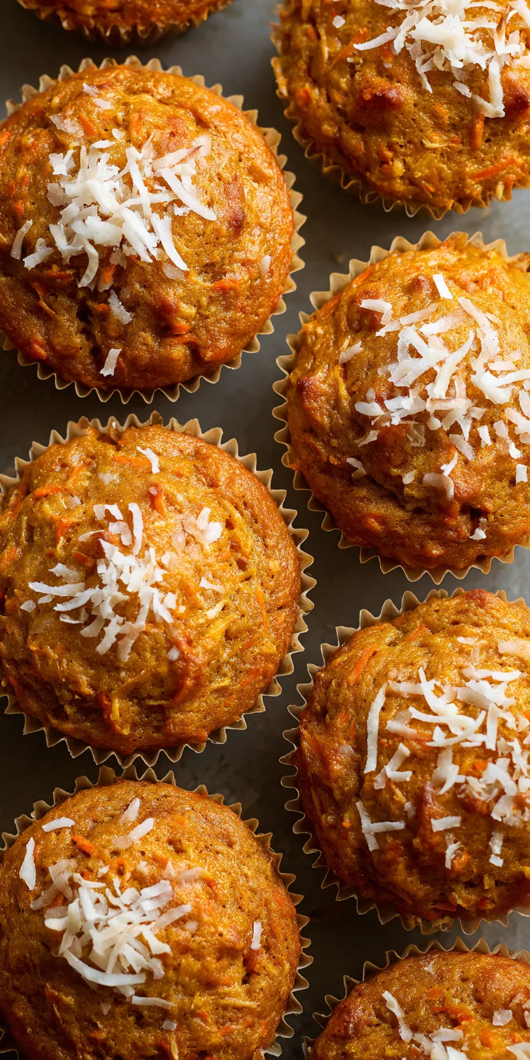 Tropical Carrot Banana Pineapple Muffins served warm with cozy spices