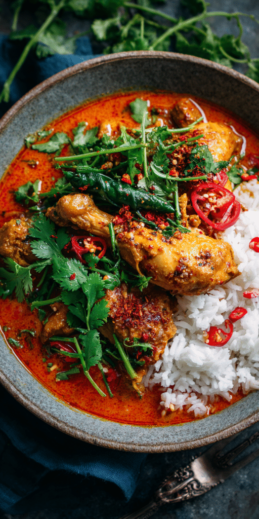 Creamy Coconut Harissa Chicken Curry Recipe