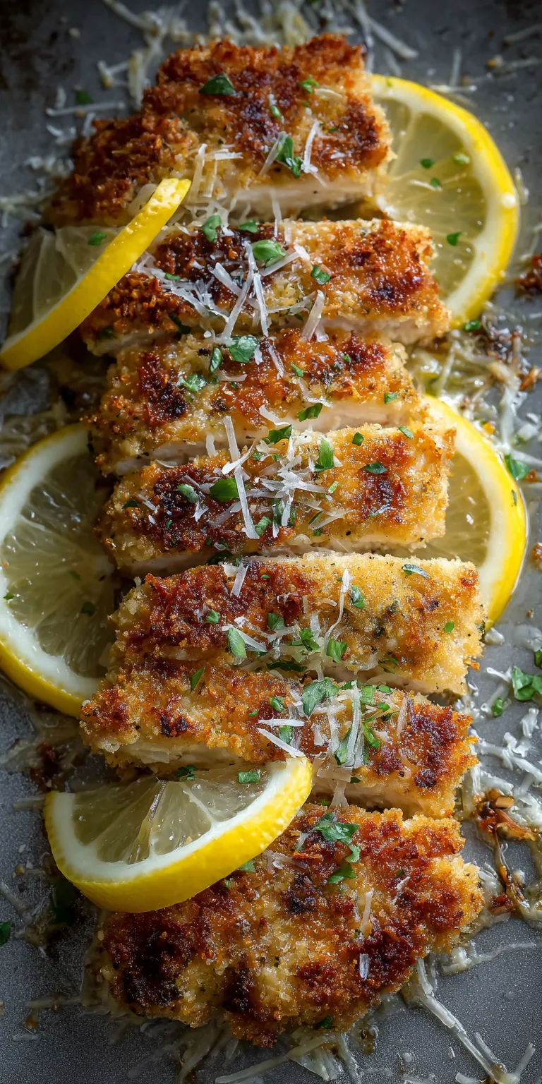 Lemon Pepper Panko Parmesan Chicken served warm with cozy spices