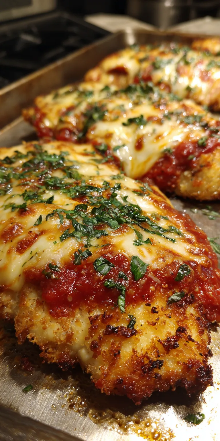 Melty Mozzarella & Marinara Panko Chicken served warm with cozy spices