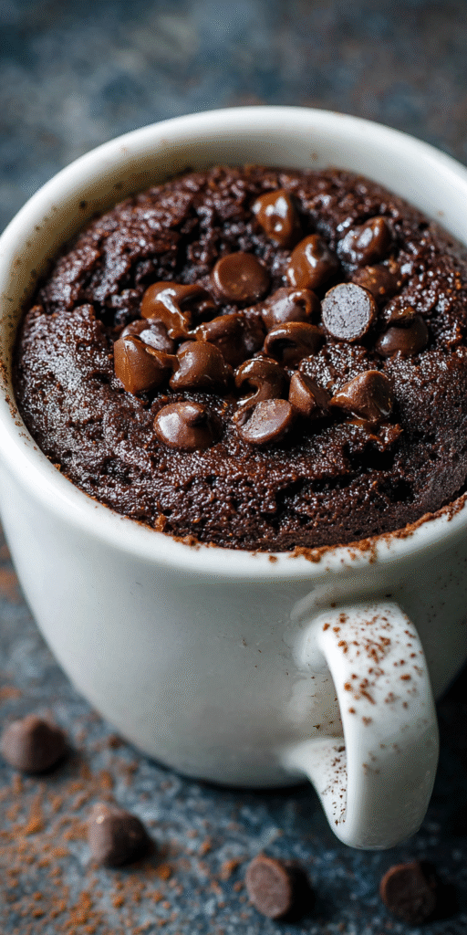 1 Minute Chocolate Mug Cake Recipe