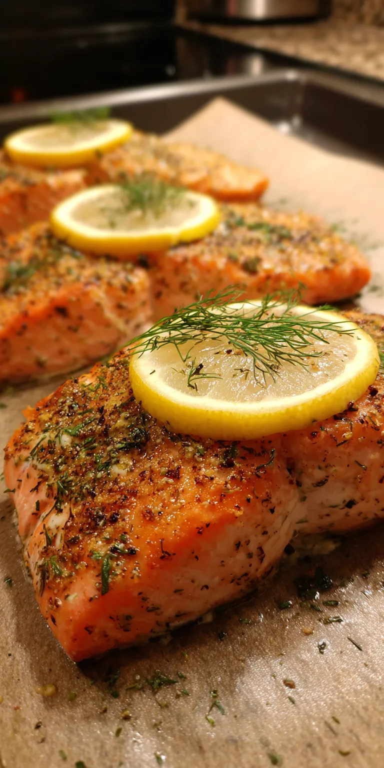 Air Fryer Salmon High Protein Dinner served warm with cozy spices