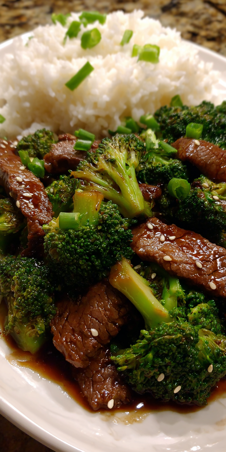 Beef and Broccoli Stir Fry High Protein Meals served warm with cozy spices