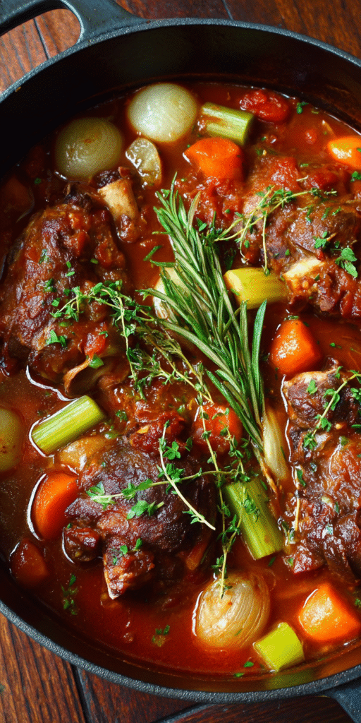 Braised Venison Shanks with Herbs Recipe