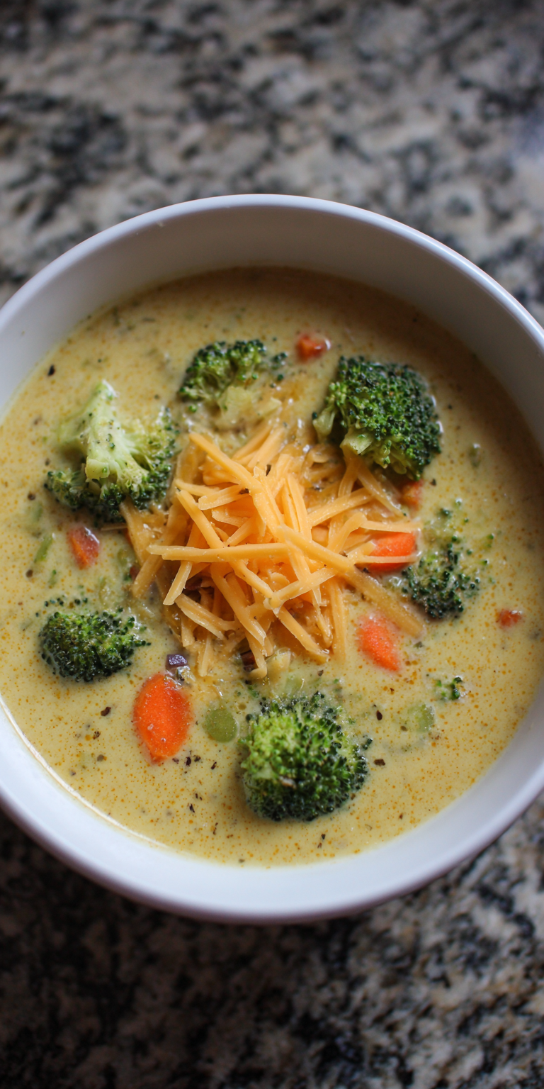Broccoli and Cheese Creamy Pasta served warm with cozy spices