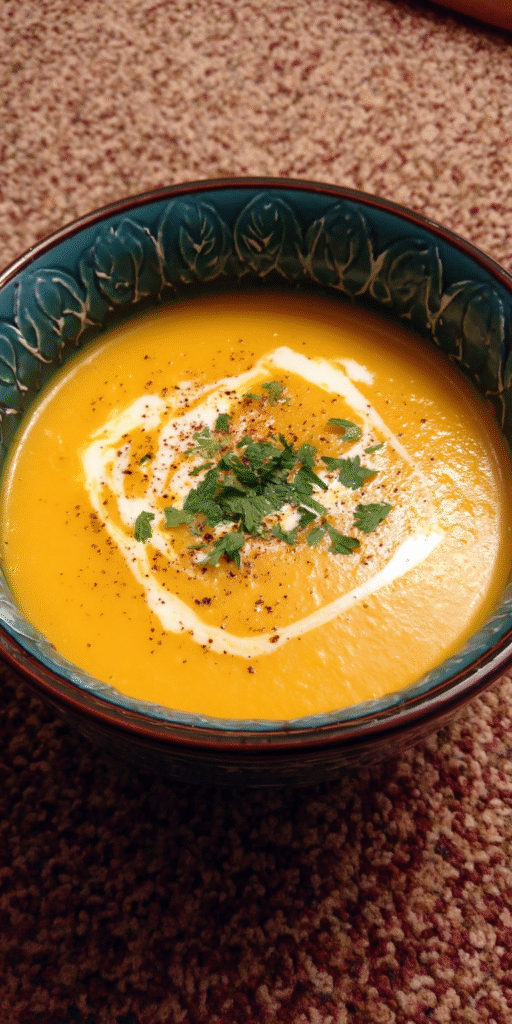 Carrot Sweet Potato Soup Recipe