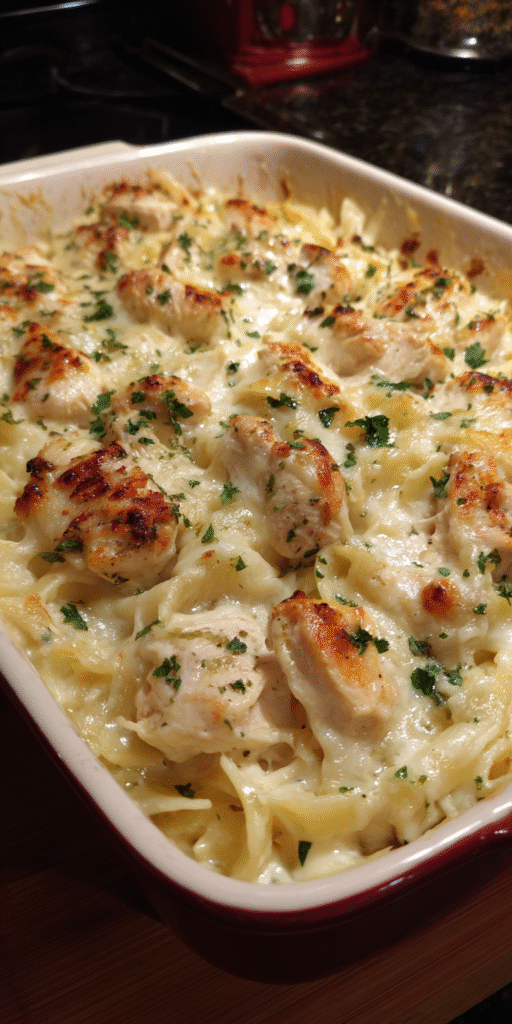 Chicken Alfredo Bake Dinner Ideas Recipe