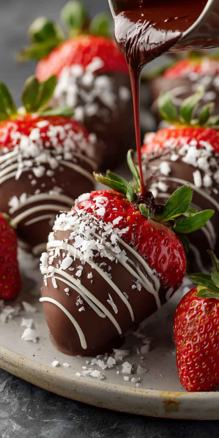 Chocolate Covered Keto Strawberries served warm with cozy spices